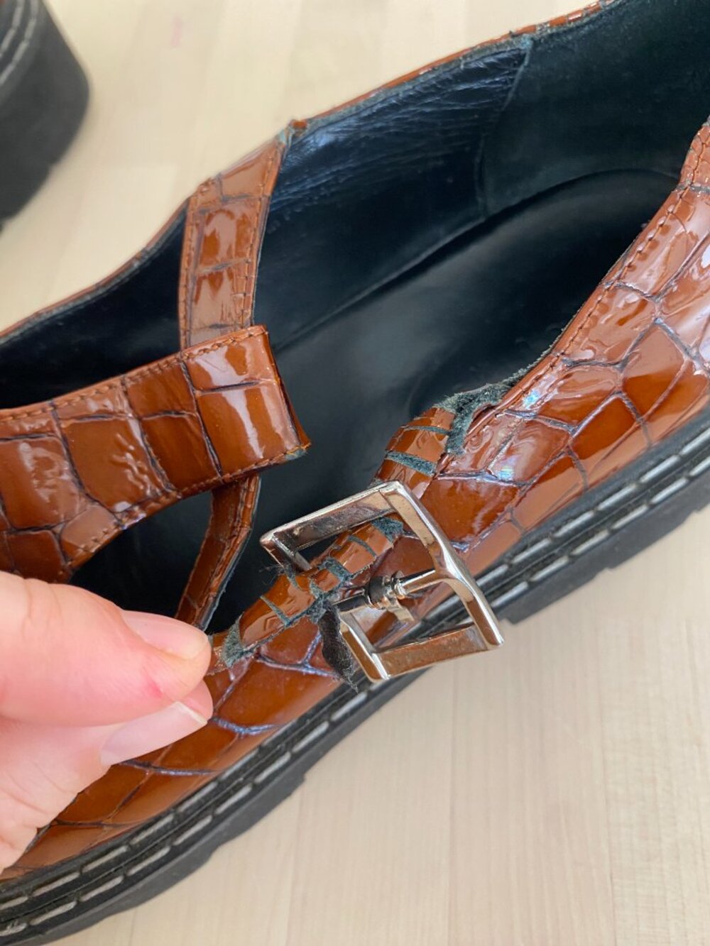 Maguire Shoes- Neiva Brown Mary Jane size 40 - Picture 11 of 11